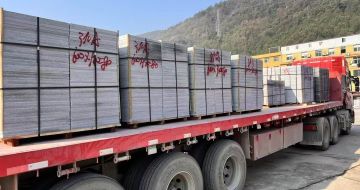 吴忠 芝麻灰地铺石出货日常