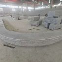 吴忠 芝麻白异形坐凳，自然面光面弧形加工