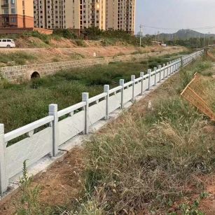 吴忠 白麻河道栏杆效果展示图