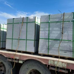 吴忠 芝麻白花岗岩地铺石装车日常