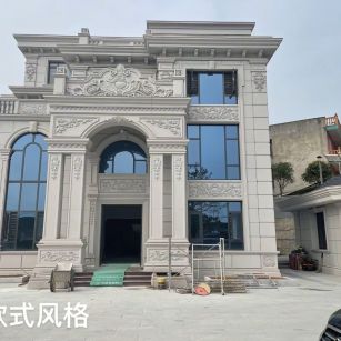 吴忠 白麻花岗岩别墅外墙干挂