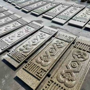 吴忠 黄金麻花岗岩外墙雕刻板