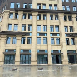 吴忠 黄金麻花岗岩荔枝面小区外墙干挂