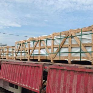 吴忠 芝麻白花岗岩地铺石出口专车-泰国游