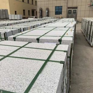 吴忠 白麻花岗岩5.0公分荔枝面地铺石