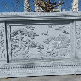 吴忠 芝麻白大型照壁，屏风，影壁