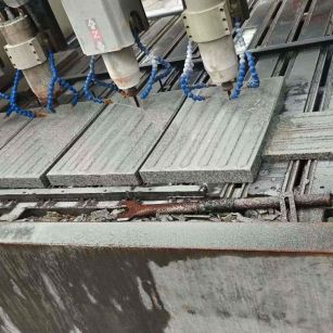 吴忠 芝麻白花岗岩荔枝面盲道雕刻