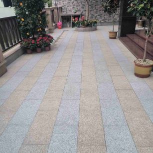 吴忠 黄金麻白麻荔枝面庭院铺装展示