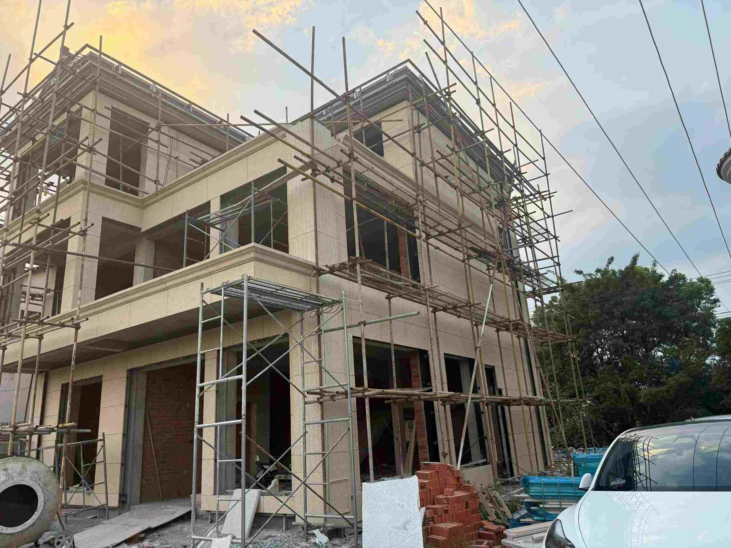 吴忠 黄金麻荔枝面花岗岩外墙干挂