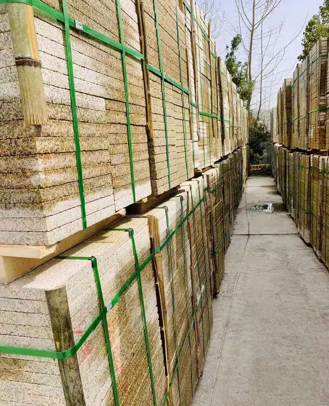 吴忠 黄金麻花岗岩荔枝面地铺石