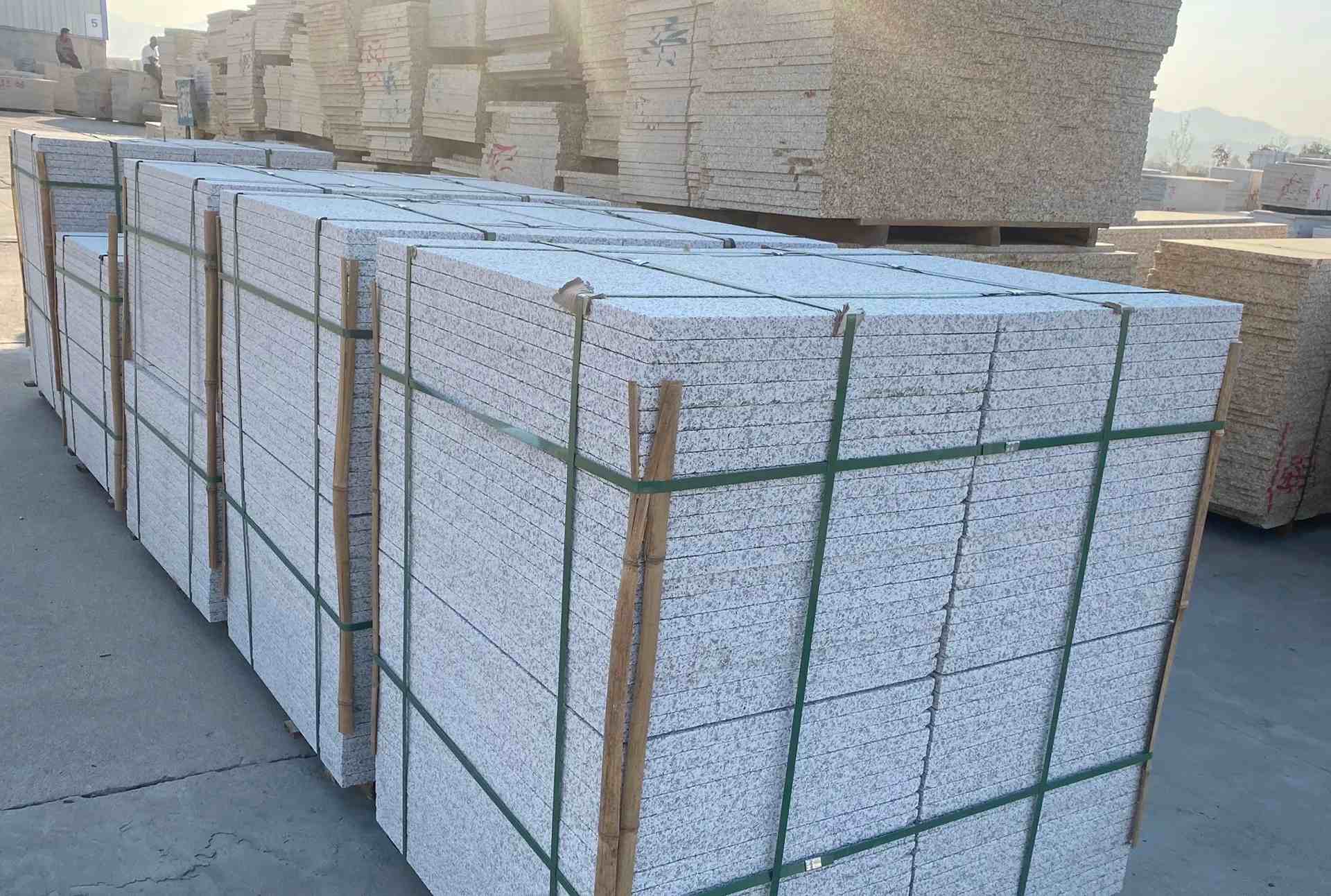 吴忠 白麻花岗岩荔枝面地铺石