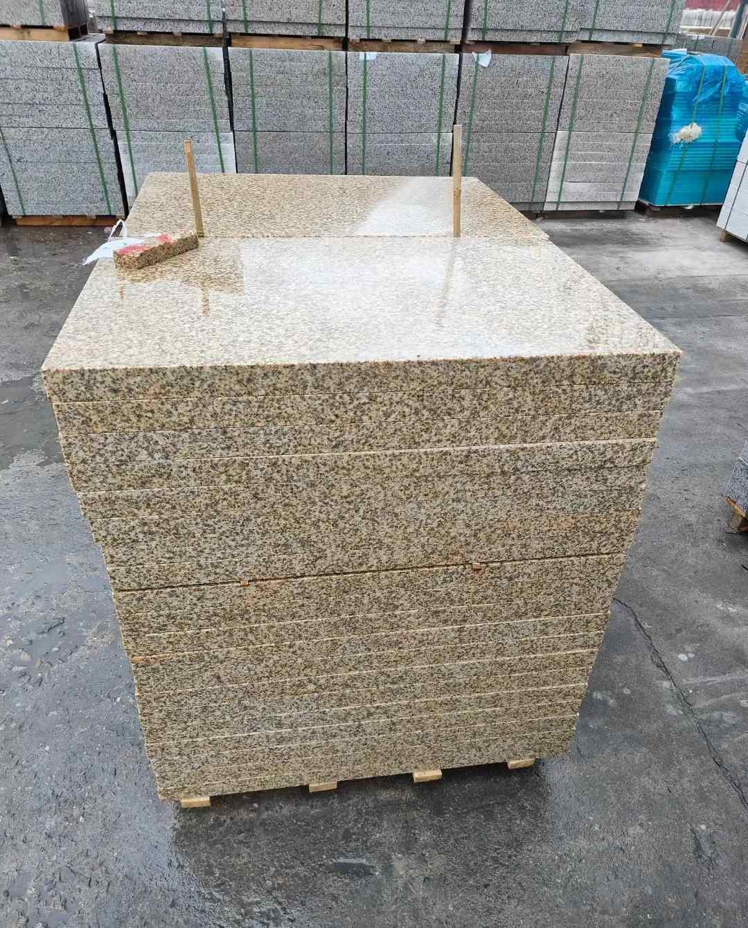 吴忠 湖北黄金麻花岗岩石材荔枝面外墙石材