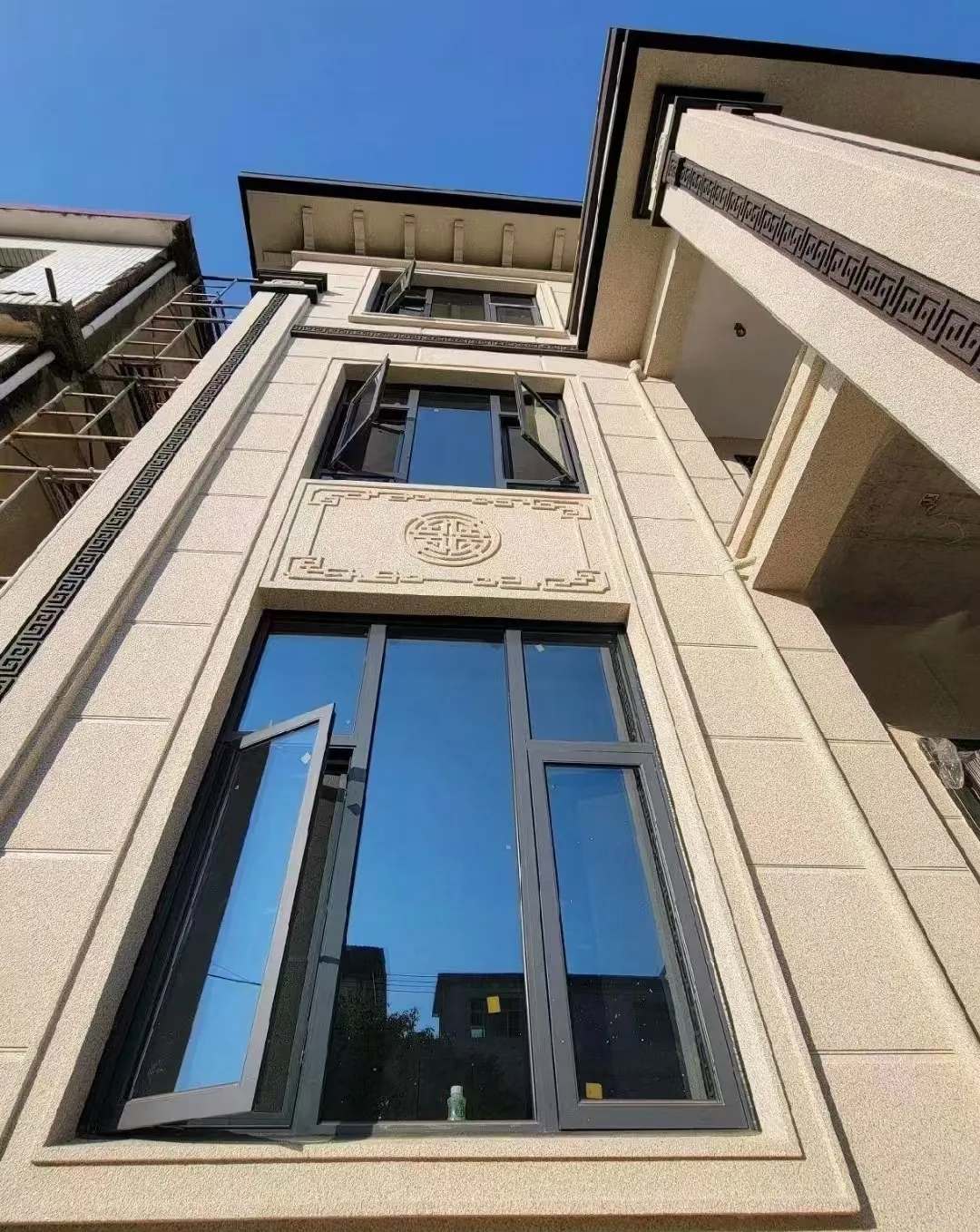 吴忠 黄金麻荔枝面别墅外墙干挂效果展示